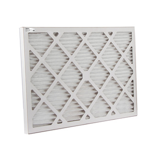 Proveedor Oro OEM/ODM Filtro de Aire HVAC AC de Cartón Plegado para Techo 12x12x1 20x20x1 20x25x4 21x21x1 - Product Image 1