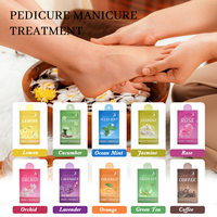 Kit de Pédicure Naturel et Végane Gelée d'Orange pour Soin des Pieds, Anti-Peau Morte et Outil de Spa Pédicure