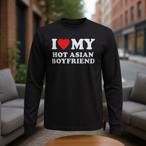 Camiseta de manga larga I Love My Hot Asian Boyfriend - Product Image 3