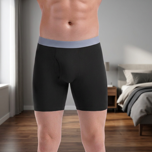 Caleçons Boxers en Coton pour Hommes Taille Haute ODM – Sous-vêtements Respirants, Confortables, Extensibles, Tricotés, Plus Doux, Couleur Unie, Usage Quotidien - Product Image 3