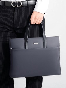 Maletín Ligero para Portátil Oxford, Maletín de Negocios de Gran Capacidad, Impermeable, para Hombre, de Cuero, para Viajes y Trabajo - Product Image 4
