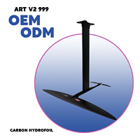 2026 AXIS ART V2 999 Aluminium Carbone Noir Hydrofoil Windsurf Aile à Haut Rapport de Hauteur-Longueur 1038cm² Planche Efoil Glide Pump pour Sports Nautiques et Surf