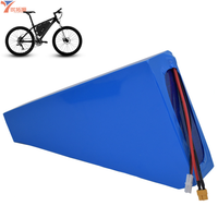 Batterie de vélo électrique triangulaire 48V 52V 60V 72V 20Ah 29Ah 30Ah 40Ah, pack de batteries lithium-ion 18650 pour vélo électrique, scooter, kit moteur