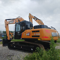 Excavatrice sur chenilles SANY SY215C d'origine, haute performance, 21 tonnes, pour travaux de construction, occasion, à vendre