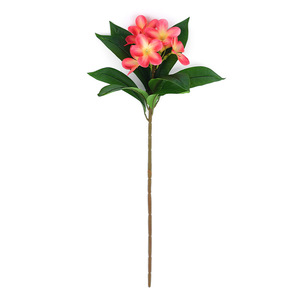 ดอกลีลาวดีประดิษฐ์ 9 ใบ 9 ดอก  งานจำลองคุณภาพสูง ตกแต่งสไตล์ทรอปิคอล สำหรับใช้ในบ้าน งานแต่งงาน และกลางแจ้ง - Product Image 5