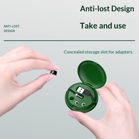 Kabel Data Tiga-dalam-Satu dengan Penyimpanan Teleskopik, Magnetik, dan Konektor Micro USB/Type-C untuk Transfer Data Cepat