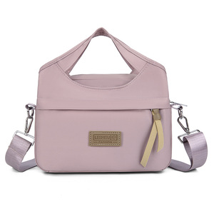 Multi-Function <b>Waterproof</b> Softback Shoulder <b>Bag</b> with Zipper Closure Classic Casual Design Minimalist Nylon <b>Sling</b> <b>Bag</b> Unisex - Product Image 1