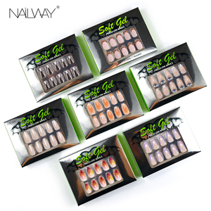 <span class=keywords><strong>Uñas</strong></span> postizas Nailway en gel, <span class=keywords><strong>cortas</strong></span>, cuadradas, color nude <span class=keywords><strong>mate</strong></span>, diseño de almendra, <span class=keywords><strong>uñas</strong></span> postizas de cobertura completa, <span class=keywords><strong>uñas</strong></span> acrílicas artificiales - Product Image 6