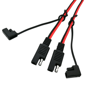 สายต่อขั้วต่อ SAE แบบกำหนดเอง ขนาด 16 AWG 2 ขา SAE ต่อ SAE พร้อมฝาครอบกันฝุ่น - Product Image 1