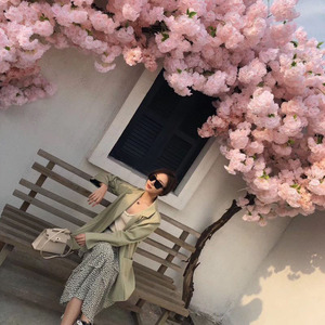 Árbol de Flores de Cerezo Artificial, Flor de Seda de Alta Simulación, Decoración para Bodas, Accesorios para Fotografía en Exteriores, Decoración del Hogar - Product Image 2