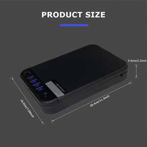 Súng An Toàn, Sinh Trắc Học Handgun 4 Cách Nhanh Chóng Truy Cập Mở Khóa Mã Kỹ Thuật Số Key Vân Tay Tuya Ứng Dụng Cho Đầu Giường Đầu Giường Nhà - Product Image 3