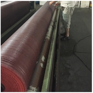 Tissu géotextile tissé en polypropylène haute résistance Sulzer sur mesure, tapis de support pour gazon artificiel, <span class=keywords><strong>rouleau</strong></span> tissé en PP - Product Image 3