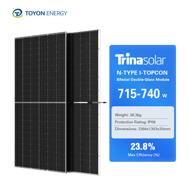 Top Brand Trina Vertex N Type NEG 21C.20 690W-720W 23.3% Efficiency Mono-crystalline SOLAR PANEL for Ready Stock