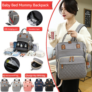 Impermeable bebé plegable <span class=keywords><strong>cuna</strong></span> cama bolsas mamá viaje maternidad bolsa pañal <span class=keywords><strong>mochila</strong></span> - Product Image 5