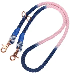 China Supplier High Quality Pet Rope Leash Dog Leash Nylon Pet Collars Leashes