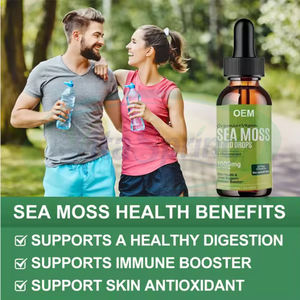 Vitaspring Private Label Bulk Vitaminen Zeemos Extract Druppels Zwarte Zaadolie Vloeistof Organisch Supplement Zeemos Vloeibare Druppels - Product Image 2