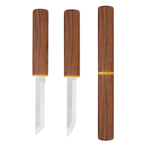 Couteau de chasse double 2 en 1, multi-usage, lame droite super tranchante, étui, acier inoxydable, poignée en plastique, pour l'extérieur, bricolage, OEM - Product Image 4