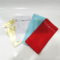 Pochette debout pour sachets biodégradables noir, sachets vides réutilisables, sachets de thé au lait, sachets de café, paquets personnalisés, pièces