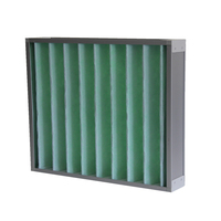 Filtre à effet initial 595x595x46mm personnalisé en usine avec cadre en métal et faible résistance à l'air, adapté aux ateliers sans poussière