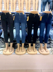 Jeans Skinny a Vita Alta per Donna, Pantaloni in Denim Elasticizzato Multi-Lavaggio per Outfit Casual e Urbani - Product Image 3