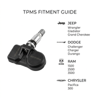 Capteur TPMS 68293199AA 433 MHz, capteur de surveillance de la pression des pneus, capteur de pression des pneus pour Jeep Wrangler Grand Cherokee Dodge Ram 1500