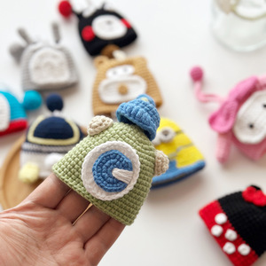 Housse de protection pour clés de voiture en <span class=keywords><strong>laine</strong></span> tricotée à la main, style dessin animé, mignonne et tendance, YS002 Printemps 2023 - Product Image 4