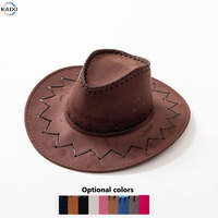 Cappello da Cowboy con Visiera Larga Unisex per Adulti, Personalizzabile con Logo, Economico, Vendita all'Ingrosso