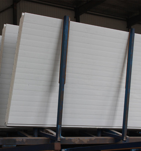 Panneaux sandwich/panneaux isolants PUR/PIR de 200 mm de largeur, panneaux muraux métalliques isolés pour usage <span class=keywords><strong>industriel</strong></span> extérieur, pour entrepôt, ignifuges - Product Image 4