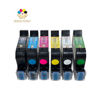 Wiseprint Tinta Baru 42ml Tij 2.5 Berbasis Solvent untuk Printer Inkjet Cartridge Chip 12.7MM Kompatibel HP Model WP-H99/89