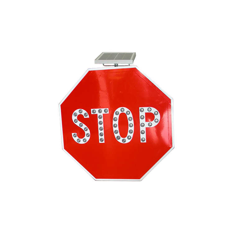 Solar Traffic Sign LED Warning Board