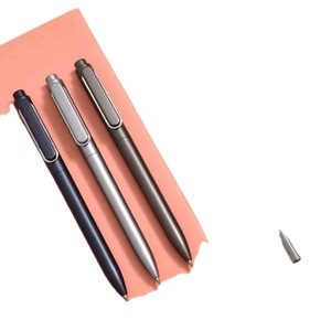 Stylo gel Deli A12 0,5 mm, corps métallique, ouverture par pression, papeterie de bureau et scolaire - Product Image 5