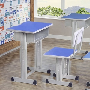 Ensemble scolaire ergonomique durable de conception moderne de haute qualité Bureau et chaise réglables confortables pour les enfants pour l'apprentissage des élèves - Product Image 4