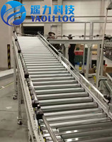 Convoyeur à rouleaux en acier inoxydable haute capacité personnalisé en usine avec vitesse réglable pour une manutention efficace des matériaux sur ligne d'assemblage