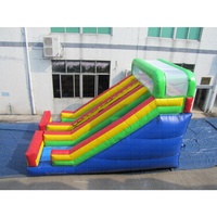 ISPORT Toboggan gonflable en PVC pour usage intérieur/extérieur