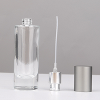 Botol Parfum bening isi ulang 20ml, botol Parfum semprot silinder mewah kosong beraroma dengan tutup sekrup