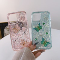Paillettes 3D Papillon 3 En 1 Forros De Celulares Drop Protection Phone Case pour Infinix GT 30 Pro/Hot 30I/GT 20 Pro/Zero 30