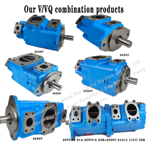 Pompe à palettes hydraulique 4535vq 4520vq 3525vq 3520vq 2520vq V20 20V 20vq 25vq 35vq 45vq 50vq en fonte 220V/380V Chine - Product Image 3