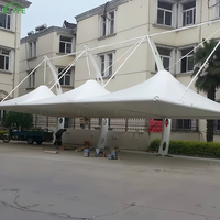 Toldo de Membrana Curva Resistente a la Intemperie Lyfe, Techo de Tela de Alta Resistencia para Estacionamiento Personalizado