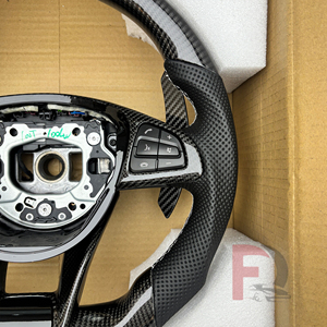 Volant personnalisé en fibre de carbone AMG pour Mercedes Benz AMG C63 C43 G63 C300 CLS W218 W219 550 <span class=keywords><strong>500</strong></span> C257 Clk W209 - Product Image 5
