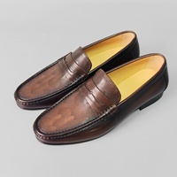 Mocassins Homme Haut de Gamme en Cuir Véritable Verni Style Britannique Respirants pour l'Été – Idéaux pour le Bureau – Collection Dreamy Stark