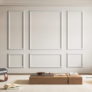 Usine Moderne Blanc PS Plinthes Moulures En Plastique Conseil Plancher Plinthe Mur Cadre <span class=keywords><strong>Moulure</strong></span> Garniture DIY Décor À La Maison Panneaux - Product Image 4