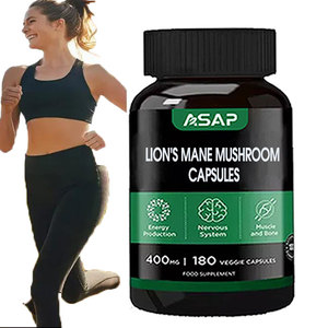 Cuidado DE LA SALUD Lion's Mane Mushroom Extract suplemento alimenticio 500MG Lions Mane Mushroom Capsules - Product Image 2