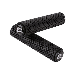 Poignées de guidon Bolany 22,2 mm en caoutchouc noir pour VTT, antidérapantes, absorbant les chocs, respirantes et confortables - Product Image 1
