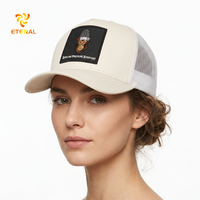 5% de descuento Gorra Trucker Snapback de 7 Paneles Personalizada de Algodón y Malla Plana Unisex para Exteriores