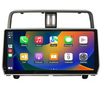 CARUPEZ Radio de Coche Android de 12.3 Pulgadas con Pantalla Táctil IPS DSP, GPS Integrado y CarPlay para Prado 2018-2020 (Compatible con