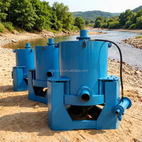Installation de Lavage d'Or Alluvial et de Diamants à Vendre : Tambour Rotatif, Crible Trommel, Bac de Lavage, Système de Concentration Centrifuge