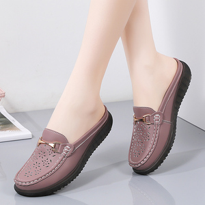 Chaussures plates pour femmes, légères, confortables, <span class=keywords><strong>tendance</strong></span>, polyvalentes, en microfibre, pour infirmières, à porter en été - Product Image 4
