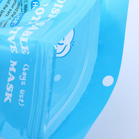 Sacs Ziplock en PE à trois soudures latérales pour masques chirurgicaux jetables pour enfants, personnalisables en gros