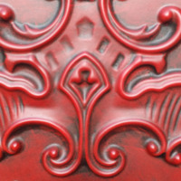Imperméable à l'eau PL19 Antiquités Rouge Goutte Plafond Carreaux Peel Stick Carré Art Panneaux Muraux Faux Étain Déco Style Carré Plafond Carrelage Forme