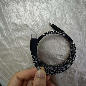 1m 3A tự cuộn gắn oragnizing USB C để USB C từ nhanh Sạc Loại C Cáp dữ liệu - Product Image 3